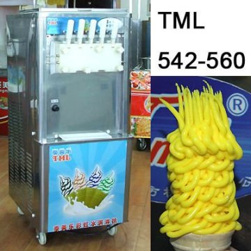 Popular Five Color Rainbow Ice Cream Machine Series
