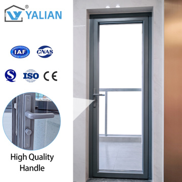  Manual Opening Shutter Aluminum Alloy Double Glazing Casement Doors For House Manufactory