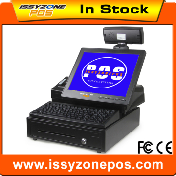 IPOS05 2016 All In One Pos System Dual Touch Screen POS Restaurant