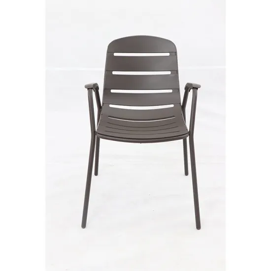 Multifunctional Plastic Wood Chair Set for Outdoor Terraces