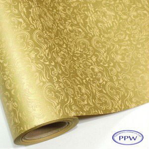 High Quality Black And Gold Gift Wrapping Paper Roll