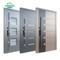 Modern Luxury Wooden Pivot Door with Hidden Slats for House Entrance
