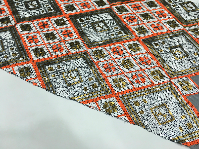 Luxury Sequin Embroidery Fabric