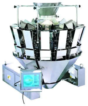Multihead Weighers for Food Packing Machines - 10/14 Heads Weighing Systems