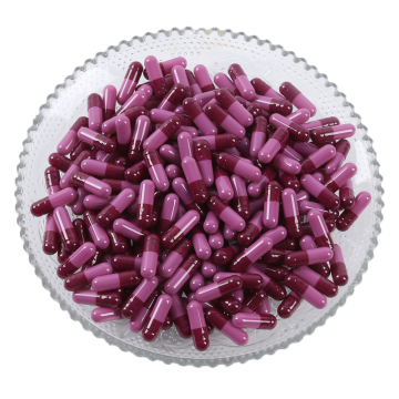 Size 00, 0, 1 Purple Empty Gelatin Capsules