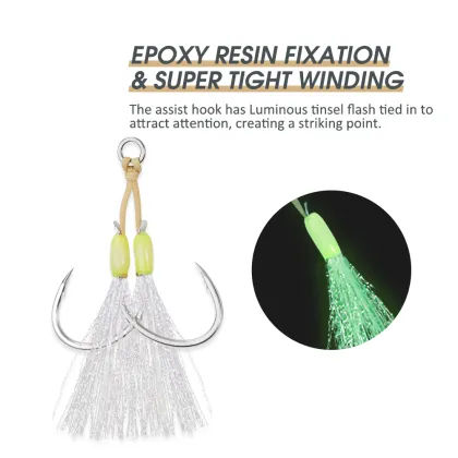 Wholesale Customized Sea Trout Luminous Glowing Flasher Jigging Rig