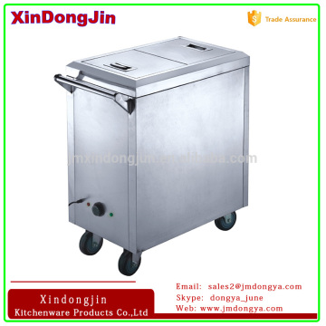 TC-L Galvanothermy stainless steel Towel Cart, 1.5KW Towels trolley,hotel room services trolley