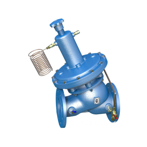 Self-actuated differential pressure control valve DN150