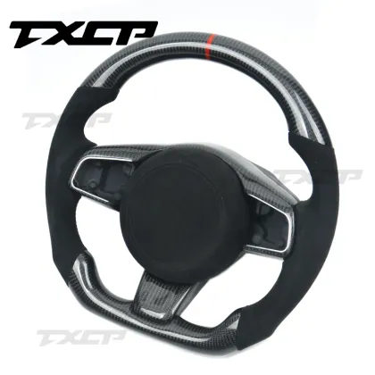 Fit For Jaguar E-PACE XE XEL XFL XJ F-TYPE XF F-PACE Ftype Carbon Fibre Steering Wheel