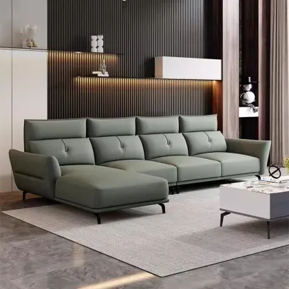 Modern Solid Wood Sofa: Combining Casual, Elegant Simplicity in Your Living Room