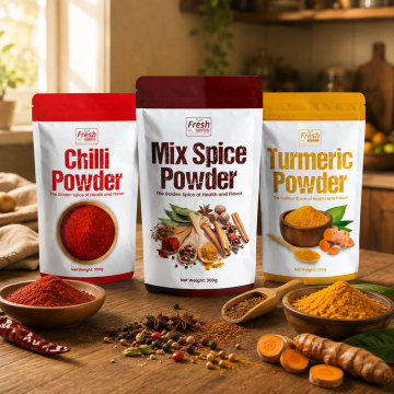 Sacchetti stand up premium per uso alimentare per spezie