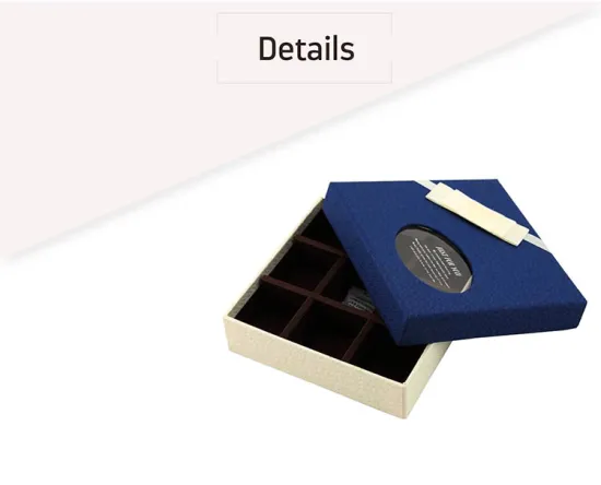 Custom Gift Box Luxury Cardboard Packaging Chocolate Box