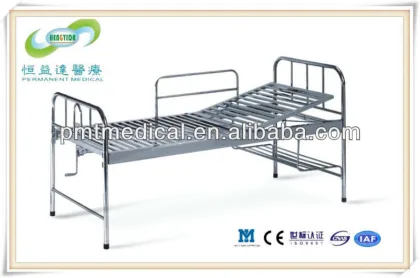 Hospital single steel bed with one crank