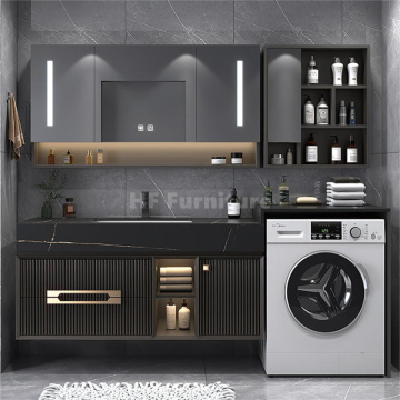 Luxury Marble Modern Bathroom Vanities with Sink: Australia Wooden Shower Cabinet Wash Basin