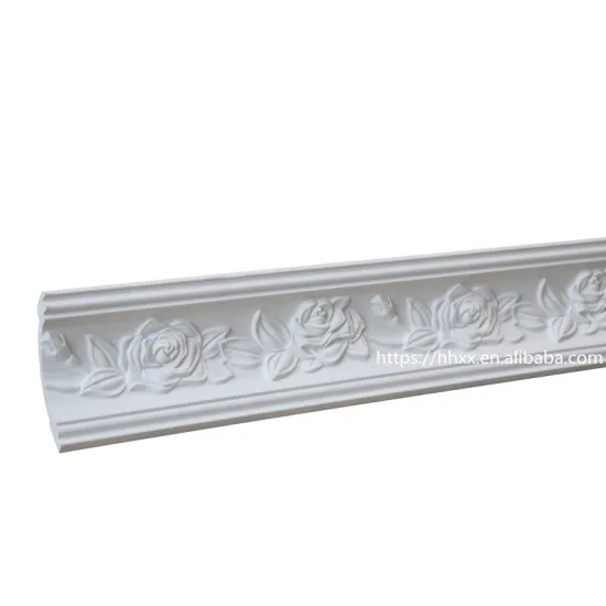 Polyurethane Carved Flower Corner Moldings for Interior Home & Villa Decoration