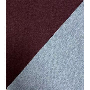 Woven wool polyester viscose suit fabric