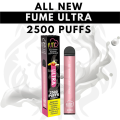 Fume Ultra 2500puffs 도매 모든 맛 Hot Brescia