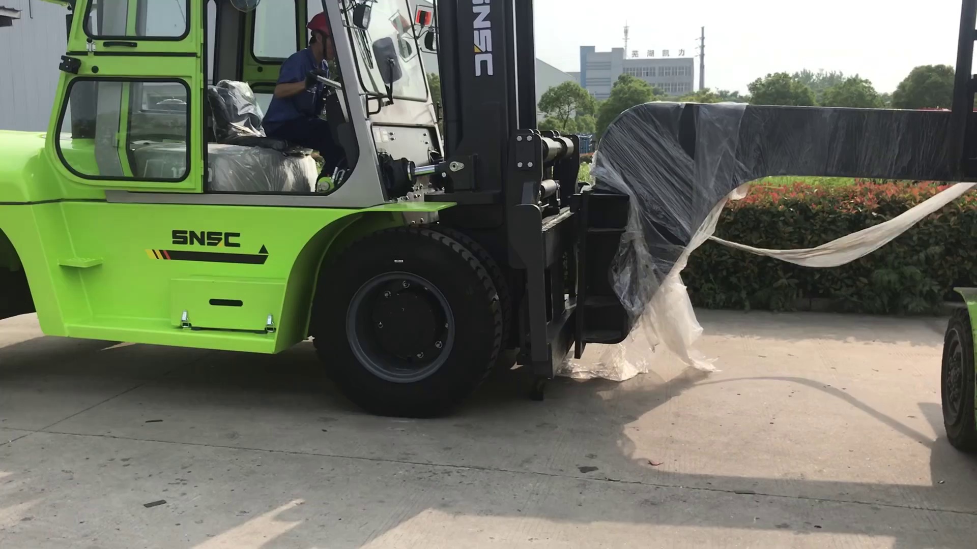 Heavy Duty Glass Lifter 10 Ton Diesel Forklift