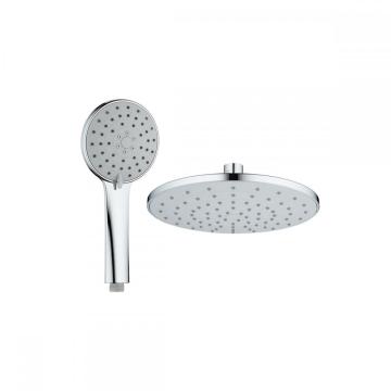 Luxury 6-Setting Rainfall cold hot water Shower head and Matching Hand Held Shower