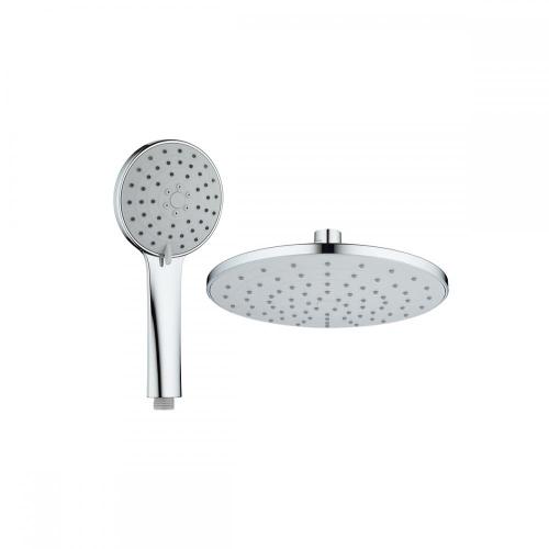 Bathroom High Pressure 6 Inch High Quality ABS Overhead Shower