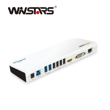 USB 3.0 Universal Dual Display Docking Station Support HDMI/DVI/ VGA