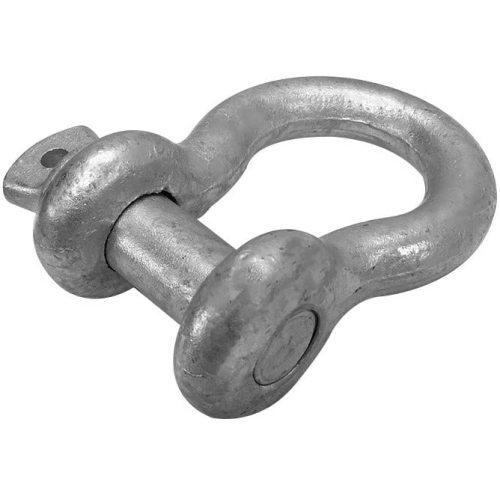 Castio Haearn Sgriw Sgriw Galfanedig Anchor Bow Shackle