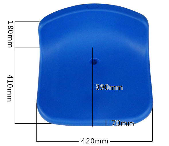 Hongkang HDPE Low Backrest Stadium Seat for Sale