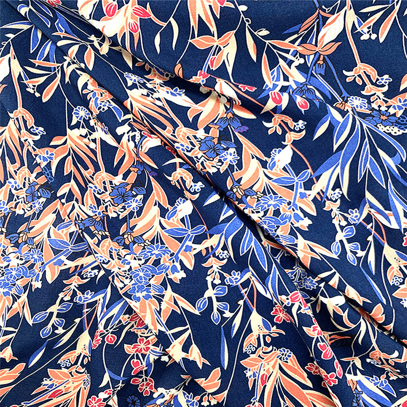 Floral Printing Rayon Fabric 3