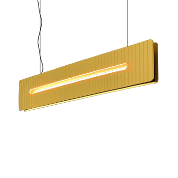 Hanging Lamp Chandelier Pendant Light for Home - Linear LED Sound-Absorbing Lamps