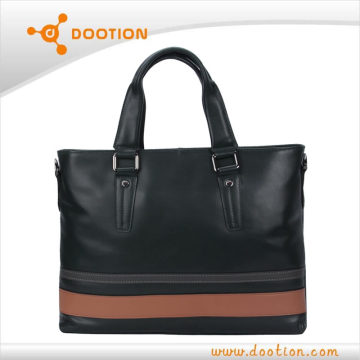 genuine leather men's briefcase