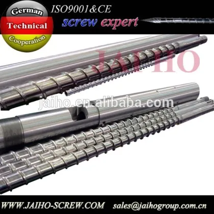 injection fanuc screw barrel/Bimetallic fanuc screw and barrel for injection molding machine