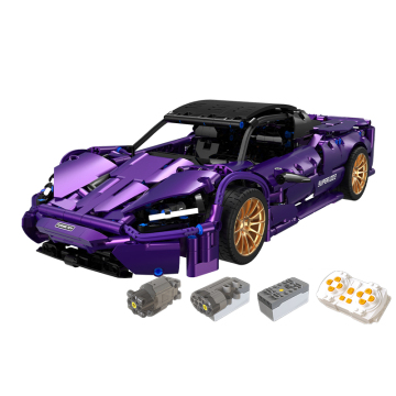 1273pcs Tuomu T1002 MC720S 1:14 Scala Remoto Auto Sports Model Building Building Building Building Building Set for Kids