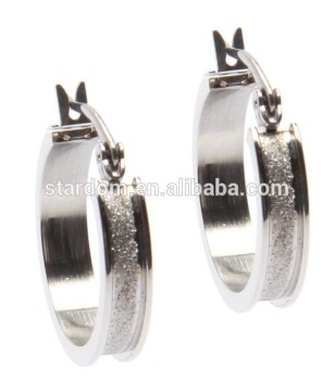 Simple style stainless steel earring wholesale!