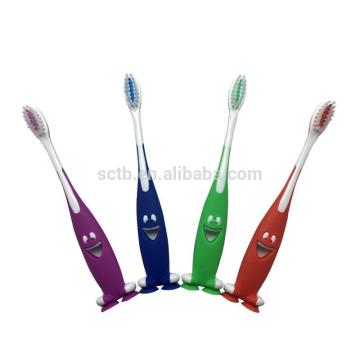 Happy Face Soft Bristles Baby Kids Toothbrush With Suction Cup