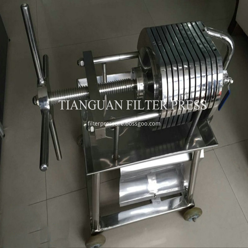 stainless filter press