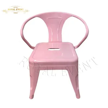 Colorful Metal Kids Party Chairs for Baby Shower and Event Decorations