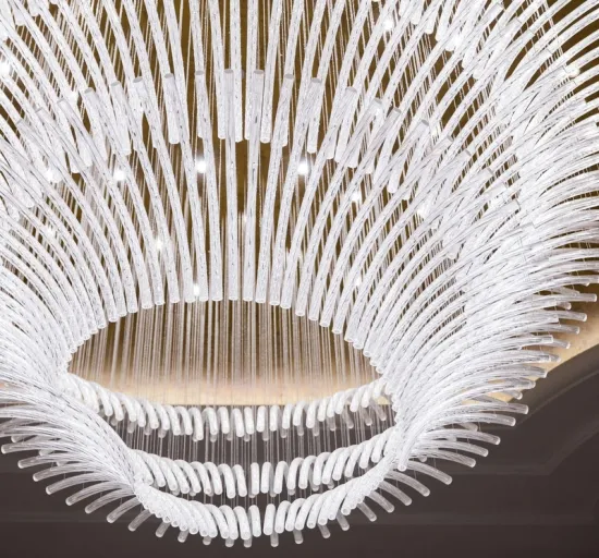 INSHINE Strip Cluster Crystal Aesthetically Pendant Light