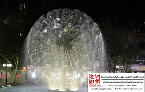 Ball Water Fountain Sculpture