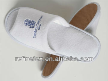 cotton velour slippers of Hotel amenities