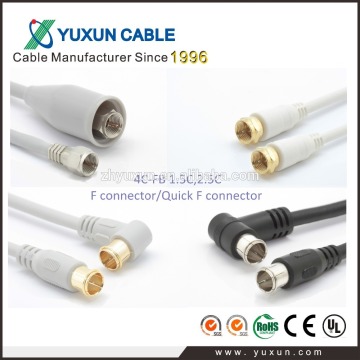 antenna cable 1.5-2v, 2c, 2.5c,4c-fb,5c-fb with quick f cable