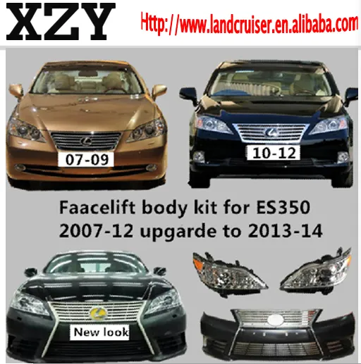 facelift body kits for lexus ES350 2007~2012 upgrade 2013~2016