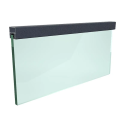 Aluminium Alloy Profile Handrails Glass Stair Railing System
