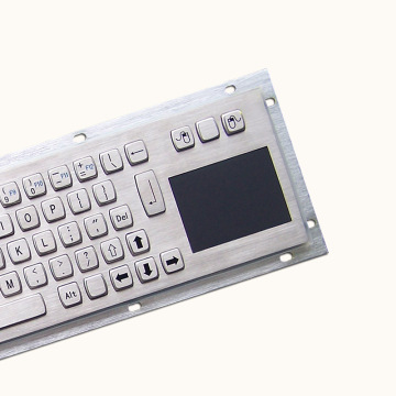 タッチマウスパッド付きの英語とアラビア語のメタルキーボード