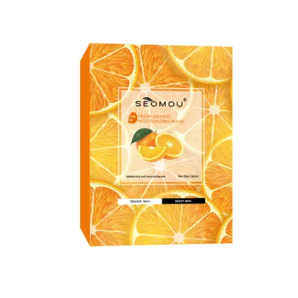SEOMOU Organic Vegan Fruit Mask: Whitening, Moisturizing, and Pore Minimizing Korean Facial Sheet Mask