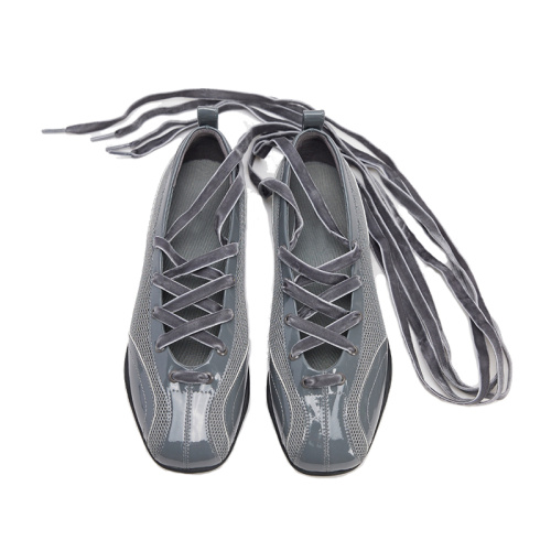Comfortable Women's Sporty Ballet Lace Up Footwear