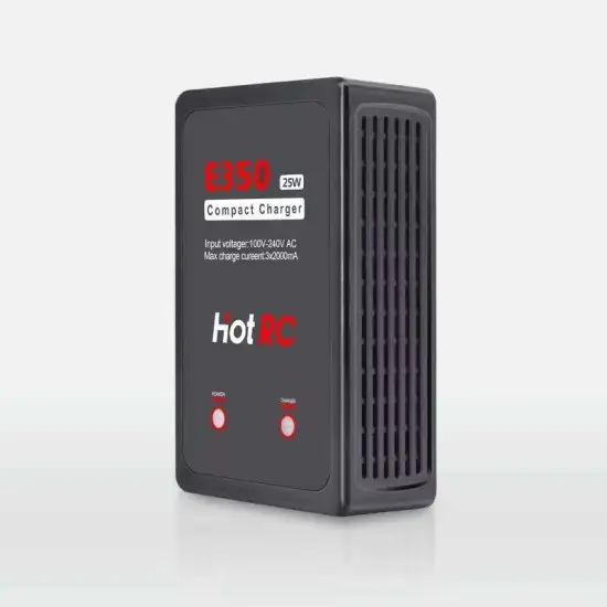 HOTRC E350 25W 2A Balance Charge Plug and Play for 2S 3S 7.4V 11.1V RC lipo battery Charger