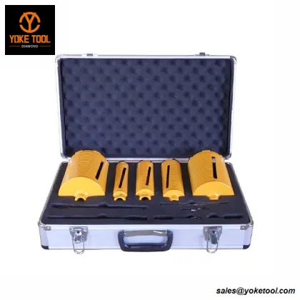 Black Diamond Core Drill Bit Dry Drilling Tools For Concrete