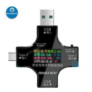 Multi-interface USB tester output voltage and current multimeter