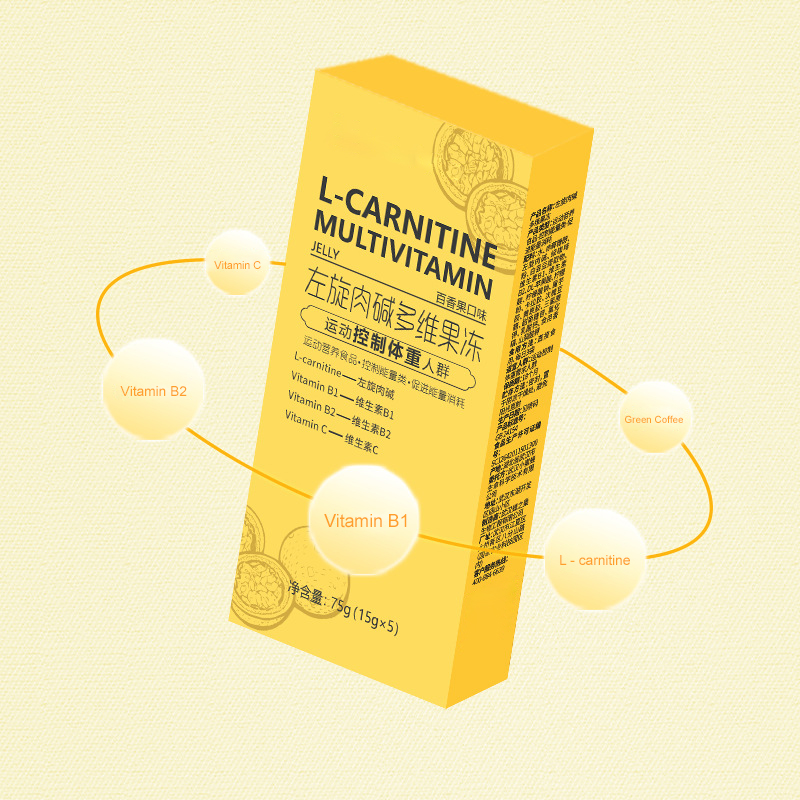 OEM/ODM Natural Flavor Dietary Fiber Fat Loss L-Carnitine Multivitamin Weight Loss Slimming L-Carnitine Jelly