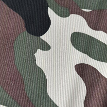 Trajes de sarga de algodón de poliéster de camuflaje digital